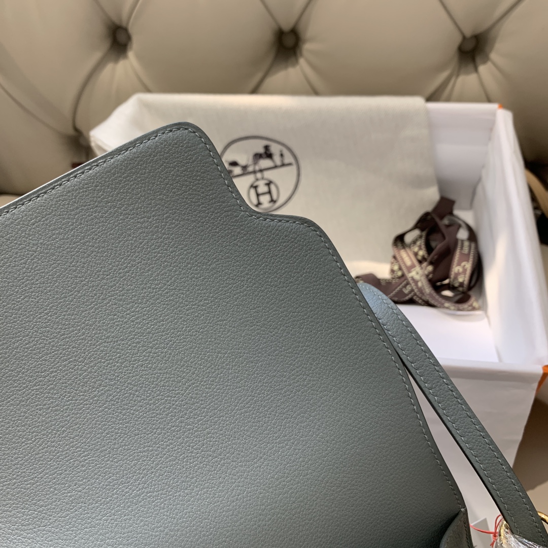 에르메스 룰리스18 아몬드그린 금장 에버컬러